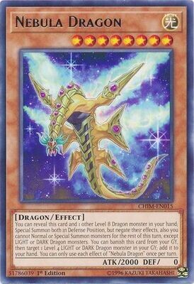 Nebula Dragon - CHIM-EN015 - Rare 1st Edition Chaos Impact 1st Edition Singles