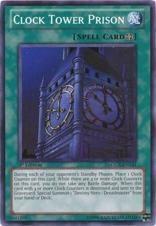 Clock Tower Prison - LCGX-EN141 - Common 1st Edition
Legendary Collection 2 1st Edition Singles