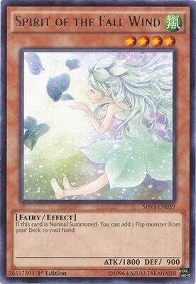 Spirit of the Fall Wind - SHVI-EN039 - Rare 1st Edition
Shining Victories 1st Edition Singles