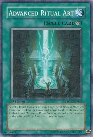 Advanced Ritual Art - STON-EN045 - Common 1st Edition Strike of Neos [STON] 1st Edition Singles