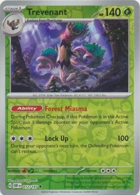 Trevenant - 012/197 - Uncommon Reverse Holo
Obsidian Flames Reverse Holo Singles
