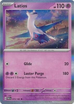 Latios - 073/182 - Holo Rare
Scarlet &amp; Violet: Paradox Rift Singles