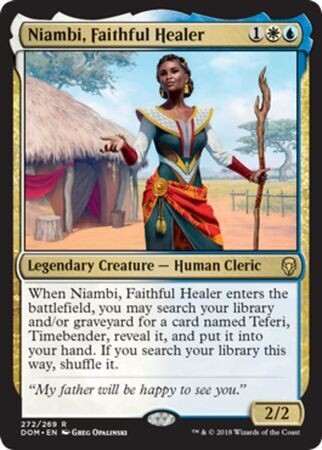 Niambi, Faithful Healer 272/269 Dominaria Singles