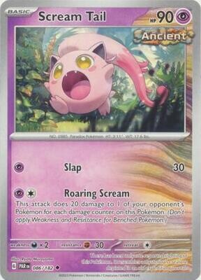 Scream Tail - 086/182 - Uncommon Scarlet &amp; Violet: Paradox Rift Singles