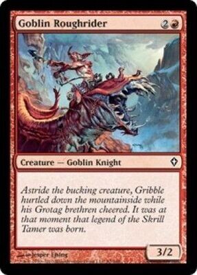 Goblin Roughrider Worldwake Singles (Español)