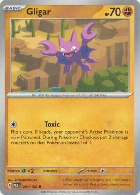Gligar - 091/182 - Common Scarlet &amp; Violet: Paradox Rift Singles