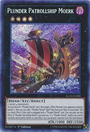 Plunder Patrollship Moerk - IGAS-EN088 - Secret Rare 1st Edition
Ignition Assault 1st Edition Singles