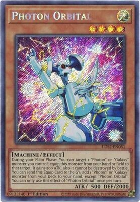 Photon Orbital - LDS2-EN051 - Secret Rare 1st Edition
Legendary Duelists: Season 2 [LDS2] 1st Edition Singles