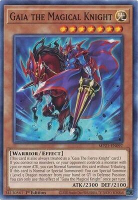 Gaia the Magical Knight - MP21-EN097 - Common 1st Edition 2021 Mega-Tin: Ancient Battles 1st Edition Singles