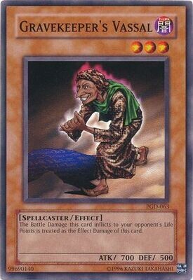Gravekeeper&#39;s Vassal - PGD-063 - Common Unlimited Pharaonic Guardian [PGD] Unlimited Singles