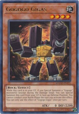 Gogogo Gigas - MAGO-EN121 - Rare 1st Edition Maximum Gold 1st Edition Singles