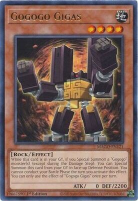 Gogogo Gigas - MAGO-EN121 - Rare 1st Edition Maximum Gold 1st Edition Singles