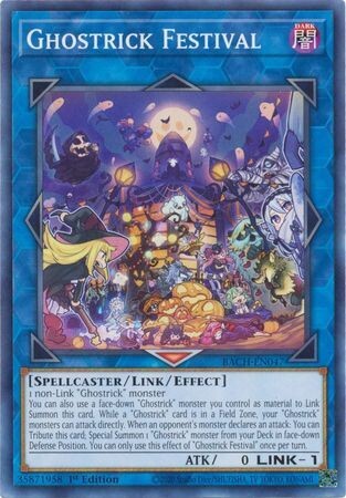 Ghostrick Festival - BACH-EN047 - Common 1st Edition Battle of Chaos 1st Edition Singles
