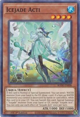 Icejade Acti - BODE-EN008 - Common 1st Edition Burst of Destiny 1st Edition Singles (espanol)