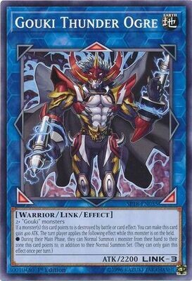 Gouki Thunder Ogre - SP18-EN035 - Common 1st Edition
Star Pack VRAINS 1st Edition Singles