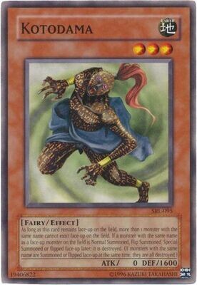 Kotodama - SRL-095 - Common Unlimited
Spell Ruler [SRL] Unlimited Singles