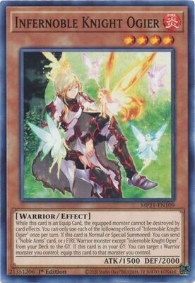 Infernoble Knight Ogier - MP21-EN109 - Common 1st Edition 2021 Mega-Tin: Ancient Battles 1st Edition Singles