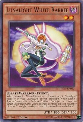 Lunalight White Rabbit - SHVI-EN010 - Common 1st Edition Shining Victories 1st Edition Singles