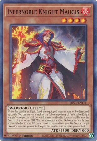 Infernoble Knight Maugis - MP21-EN111 - Common 1st Edition 2021 Mega-Tin: Ancient Battles 1st Edition Singles
