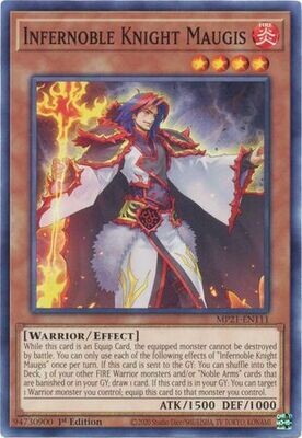 Infernoble Knight Maugis - MP21-EN111 - Common 1st Edition 2021 Mega-Tin: Ancient Battles 1st Edition Singles
