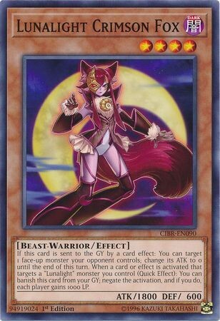 Lunalight Crimson Fox - CIBR-EN090 - Common 1st Edition
Circuit Break 1st Edition Singles