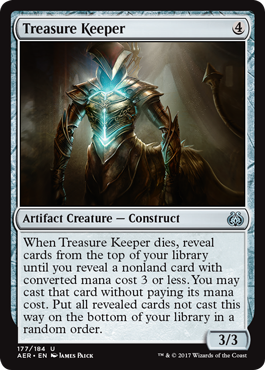 Treasure Keeper 177/184 Aether Revolt Singles