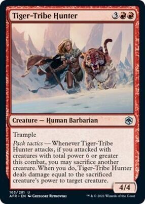 Tiger-Tribe Hunter 163/281 - Adventures in the Forgotten Realms Singles