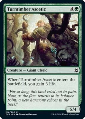 Turntimber Ascetic 214/280 - Zendikar Rising Singles (Español)
