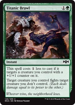 Titanic Brawl 146/259 Ravnica Allegiance Singles Foil