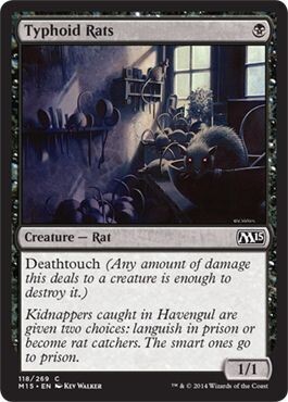 Typhoid Rats 118/269 - Magic 2015 (M15) Singles