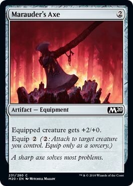 Marauder&#39;s Axe 231/280
Magic 2020 (M20) Singles Foil *Espanol*