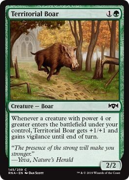 Territorial Boar 145/259 - Ravnica Allegiance Singles (Español)