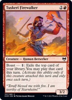 Tuskeri Firewalker 157/285 Kaldheim Singles (Español)