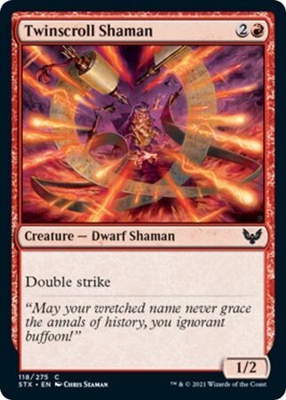 Twinscroll Shaman 118/275
Strixhaven: School of Mages Singles