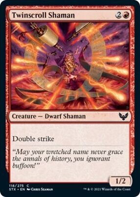 Twinscroll Shaman 118/275 Strixhaven: School of Mages Singles (Español)