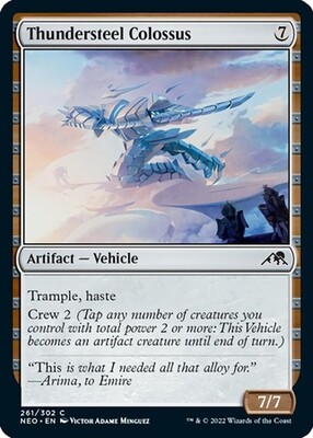 Thundersteel Colossus 261/302 Kamigawa Neon Dynasty Singles (espanol)