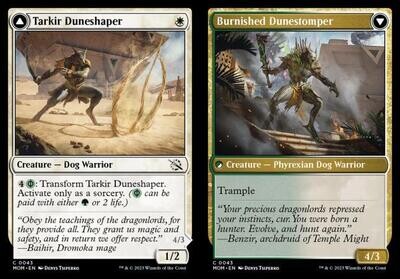 Tarkir Duneshaper // Burnished Dunestomper 0043
March of the Machine Singles