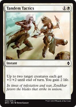 Tandem Tactics 052/274
Battle for Zendikar Singles