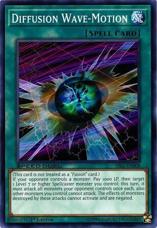 Diffusion Wave-Motion - SBLS-EN008 - Common 1st Edition Speed Duel: Arena of Lost Souls Singles