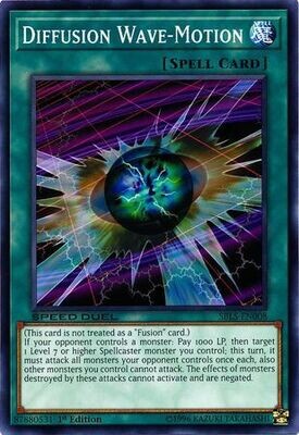 Diffusion Wave-Motion - SBLS-EN008 - Common 1st Edition Speed Duel: Arena of Lost Souls Singles (Espanol)
