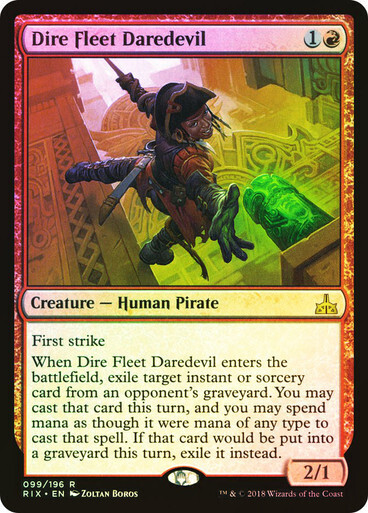 Dire Fleet Daredevil
Rivals of Ixalan
English
Foil