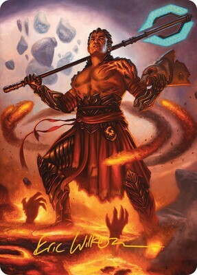 {Koth, Fire of Resistance Art Card} (Signed)
Art Series
English
Non-foil