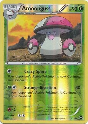 Amoonguss - 13/114 - Rare Reverse Holo
XY: Steam Siege Reverse Holo Singles