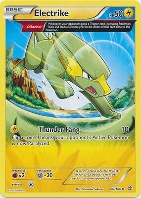 Electrike - 60/160 - Uncommon
XY: Primal Clash Singles