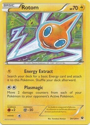 Rotom - 24/124 - Rare XY: Fates Collide Singles