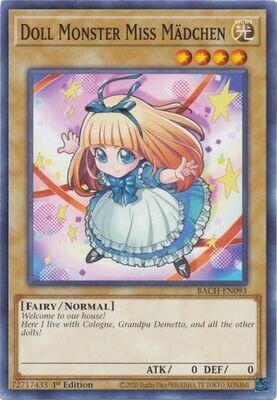 Doll Monster Miss M\303\203\342\202\254dchen - BACH-EN093 - Common 1st Edition Battle of Chaos 1st Edition Singles
