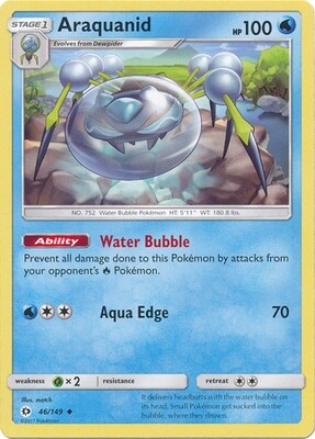 Araquanid - 46/149 - Uncommon
Sun &amp; Moon (Base Set) Singles