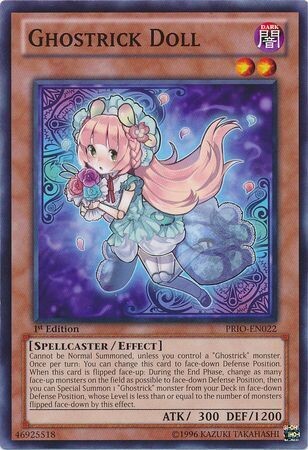 Ghostrick Doll - PRIO-EN022 - Common 1st Edition Primal Origin 1st Edition Singles *Espanol*