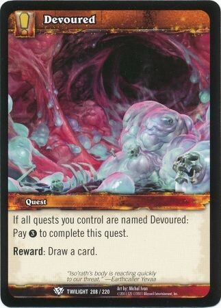 Devoured - 208/220 - Common
WoW: Twilight of the Dragons