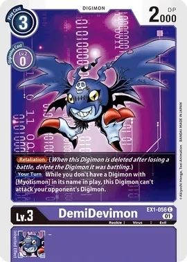 DemiDevimon - Classic Collection (EX01)
Classic Collection